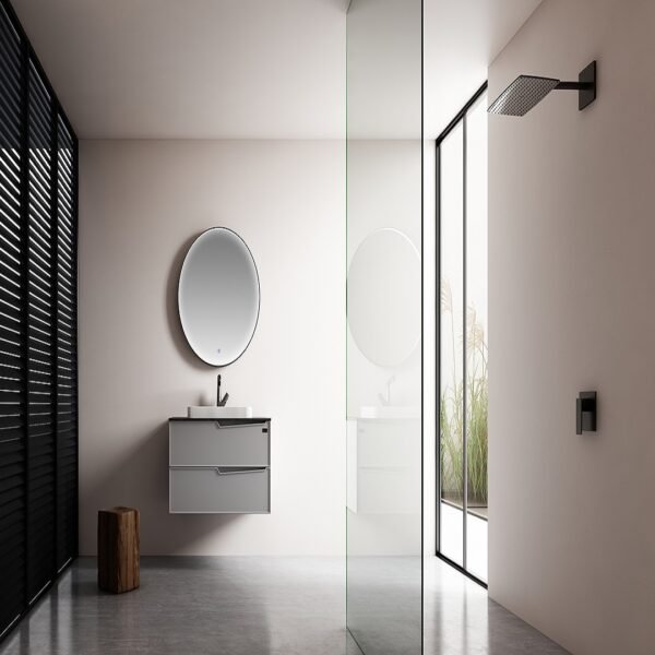 Single Bowl Modern Wall-Mounted Bathroom Vanity ML8520