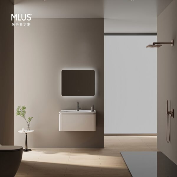 Single Bowl Modern Wall-Mounted Bathroom Vanity C029 - Image 3