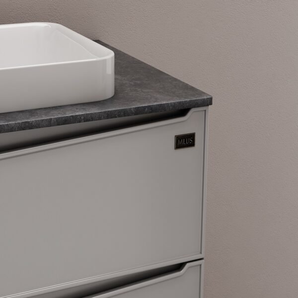Single Bowl Modern Wall-Mounted Bathroom Vanity ML8520 - Image 3