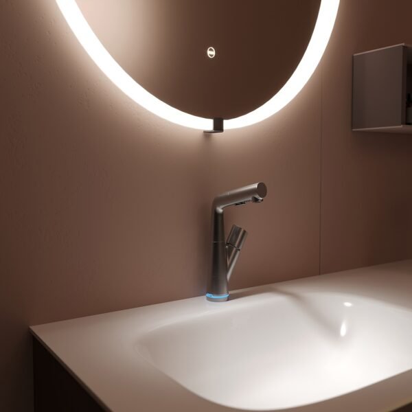 Single Bowl Modern Wall-Mounted Bathroom Vanity DS6014-1500 - Image 3