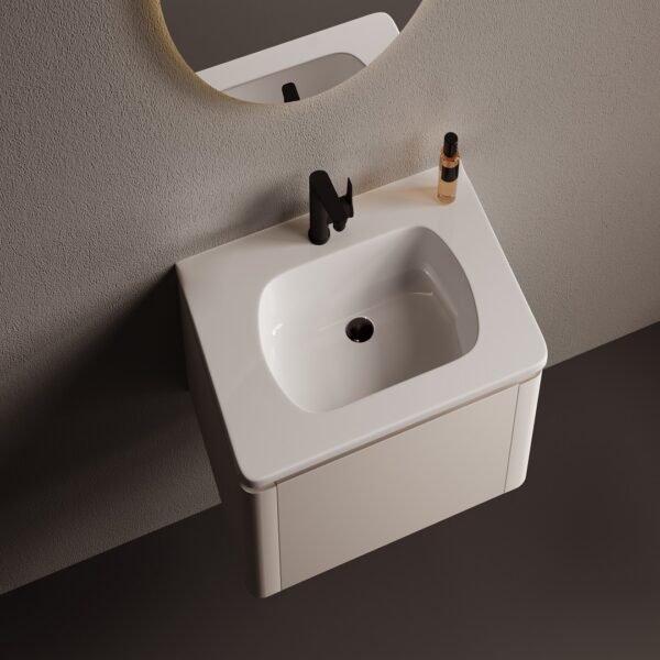 Single Bowl Modern Wall-Mounted Bathroom Vanity C030 - Image 2