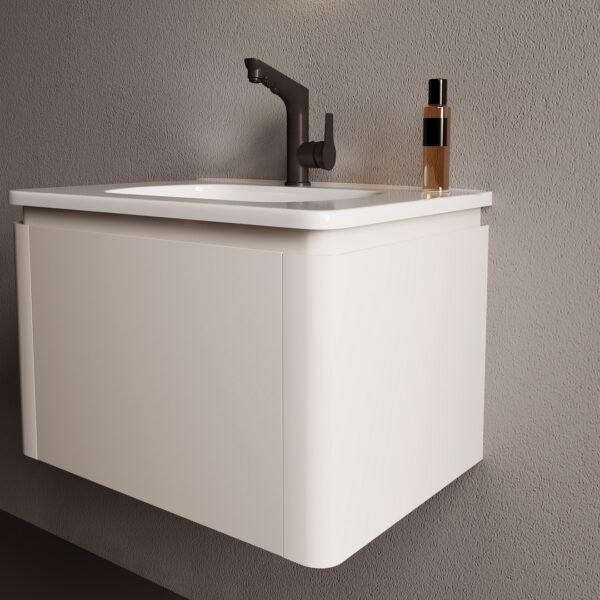 Single Bowl Modern Wall-Mounted Bathroom Vanity C030 - Image 3
