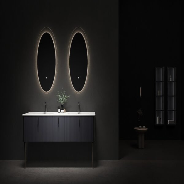 Single Bowl Modern Wall-Mounted Bathroom Vanity DS6016-1800