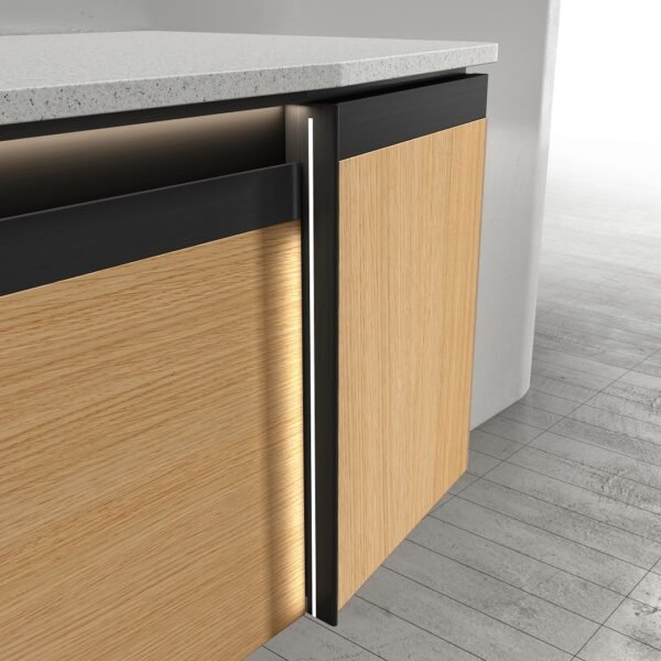 Double Bowl Wooden Bathroom Vanity Cabinet G1002-1 - Image 4