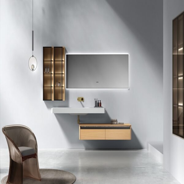 Single Bowl Wooden Bathroom Vanity Cabinet G1005-2 - Image 3