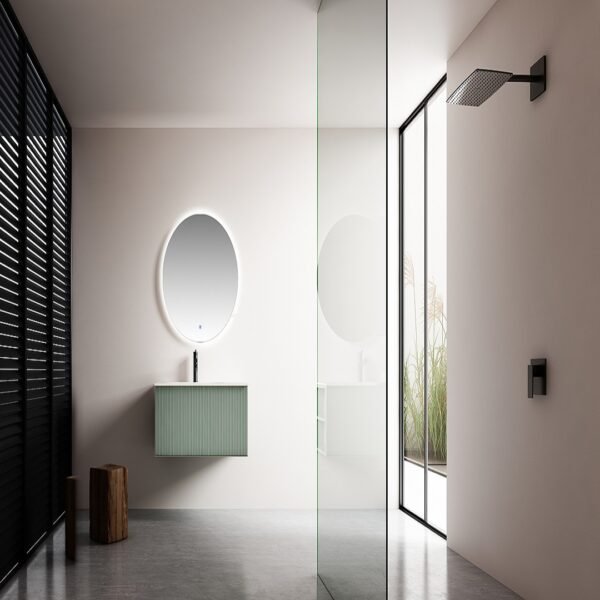 Single Bowl Modern Wall-Mounted Bathroom Vanity ML8515