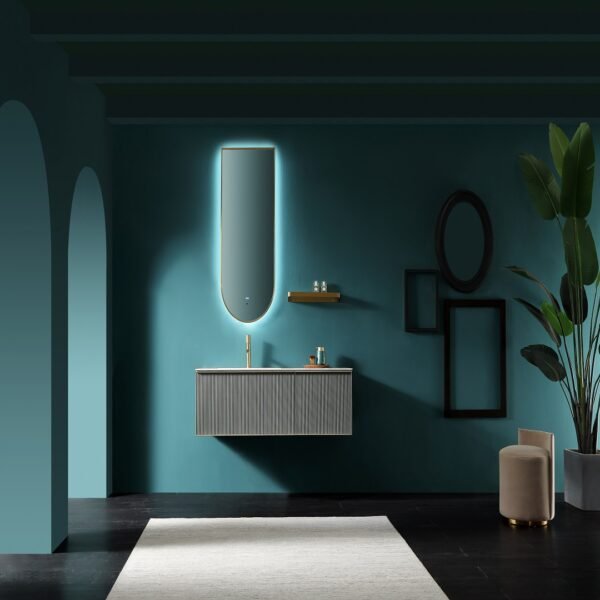 Single Bowl Modern Wall-Mounted Bathroom Vanity ML8516