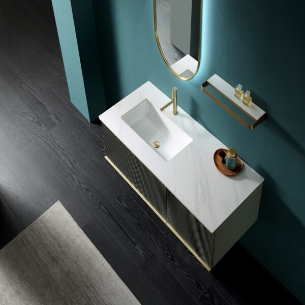 Single Bowl Modern Wall-Mounted Bathroom Vanity ML8516 - Image 5
