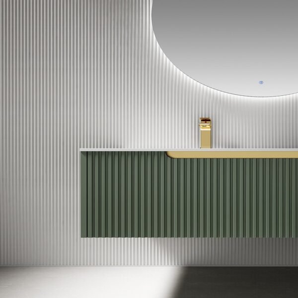 Single Bowl Modern Wall-Mounted Bathroom Vanity ML8517 - Image 4