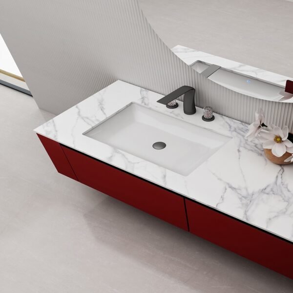 Single Bowl Modern Wall-Mounted Bathroom Vanity ML8518 - Image 3