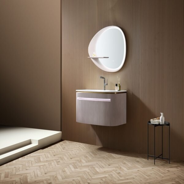 Single Bowl Modern Wall-Mounted Bathroom Vanity ML8552 - Image 4