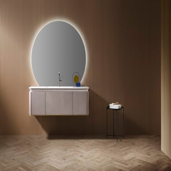 Single Bowl Modern Wall-Mounted Bathroom Vanity ML8553