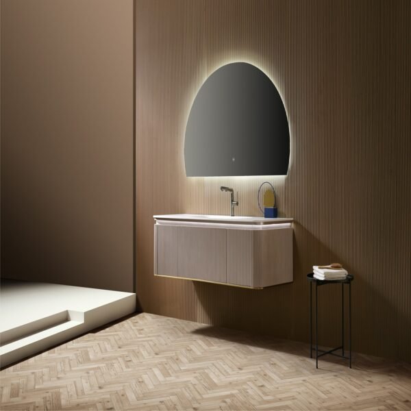 Single Bowl Modern Wall-Mounted Bathroom Vanity ML8553 - Image 4