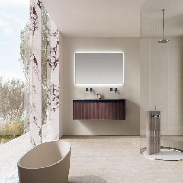 Single Bowl Modern Wall-Mounted Bathroom Vanity ML8559