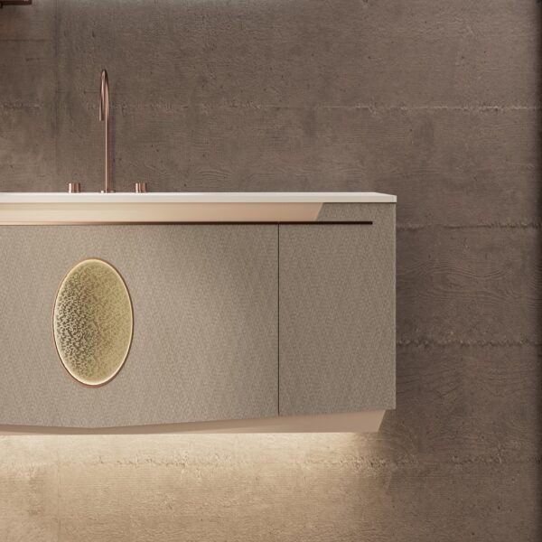 Single Bowl Modern Wall-Mounted Bathroom Vanity ML8575 - Image 3