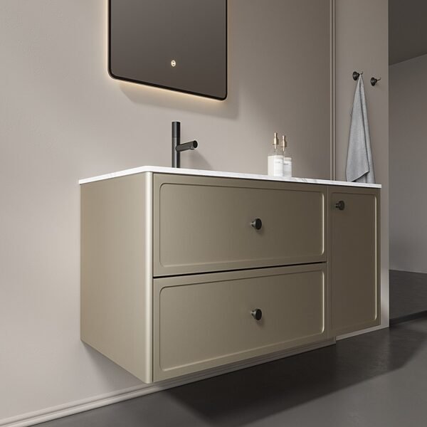 Single Bowl Shaker Modern Wall-Mounted Bathroom Vanity ML8578 - Image 4