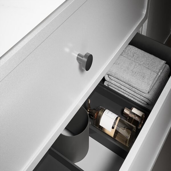 Single Bowl Shaker Modern Wall-Mounted Bathroom Vanity ML8578 - Image 3
