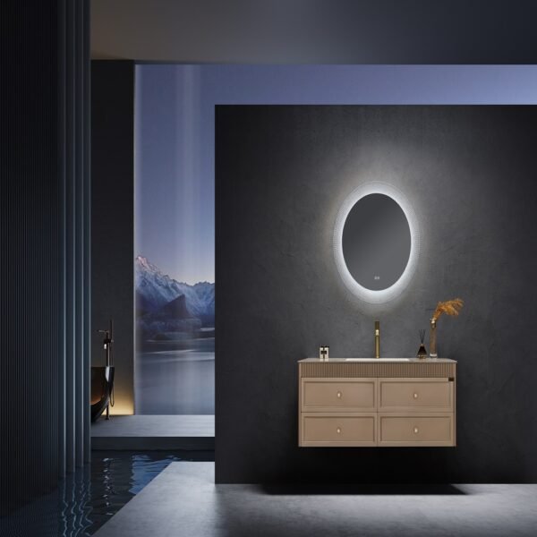 Single Bowl Shaker Modern Wall-Mounted Bathroom Vanity ML8579