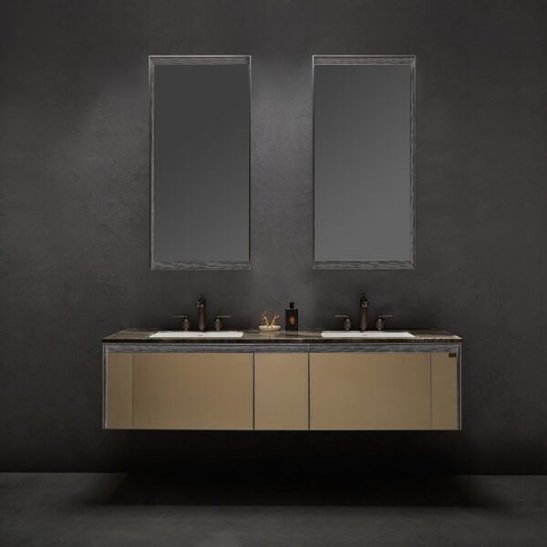 Single Bowl Modern Wall-Mounted Bathroom Vanity ML8587
