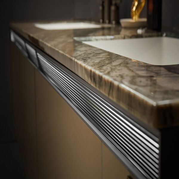 Single Bowl Modern Wall-Mounted Bathroom Vanity ML8587 - Image 2