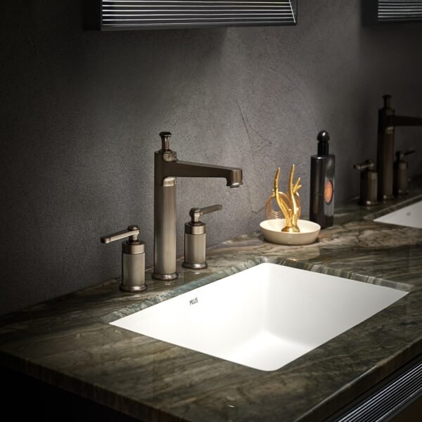 Single Bowl Modern Wall-Mounted Bathroom Vanity ML8587 - Image 5