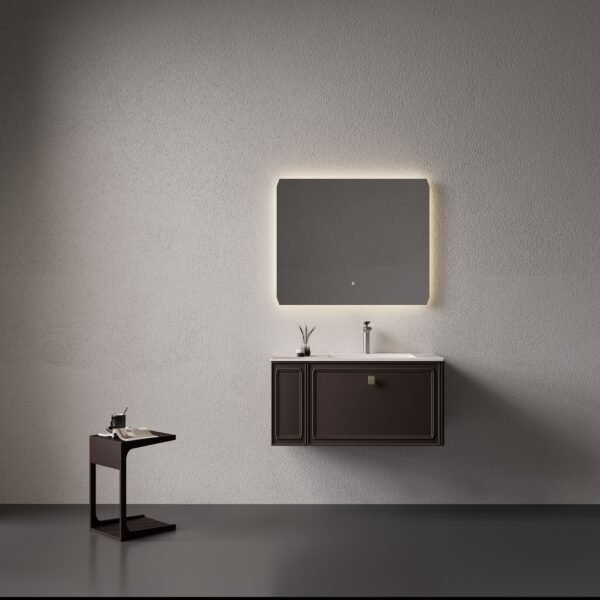 Single Bowl Shaker Modern Wall-Mounted Bathroom Vanity MLC-031
