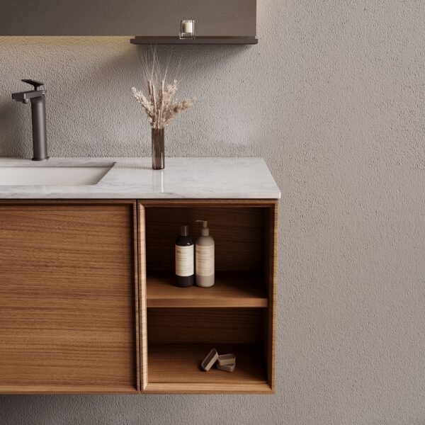Single Bowl Wooden Bathroom Vanity Cabinet MLC-033 - Image 5