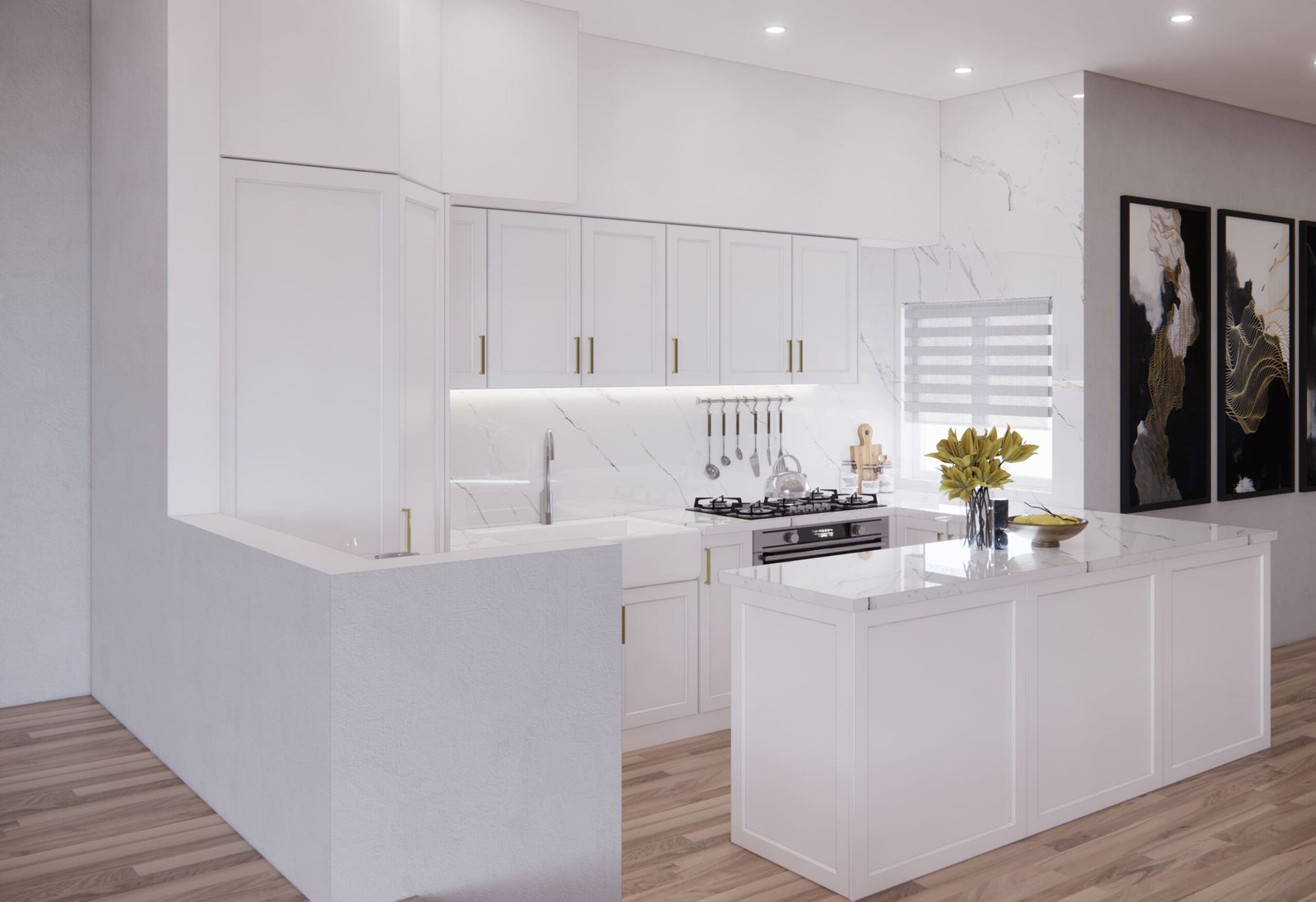 Shaker Kitchen Design Port Melbourne
