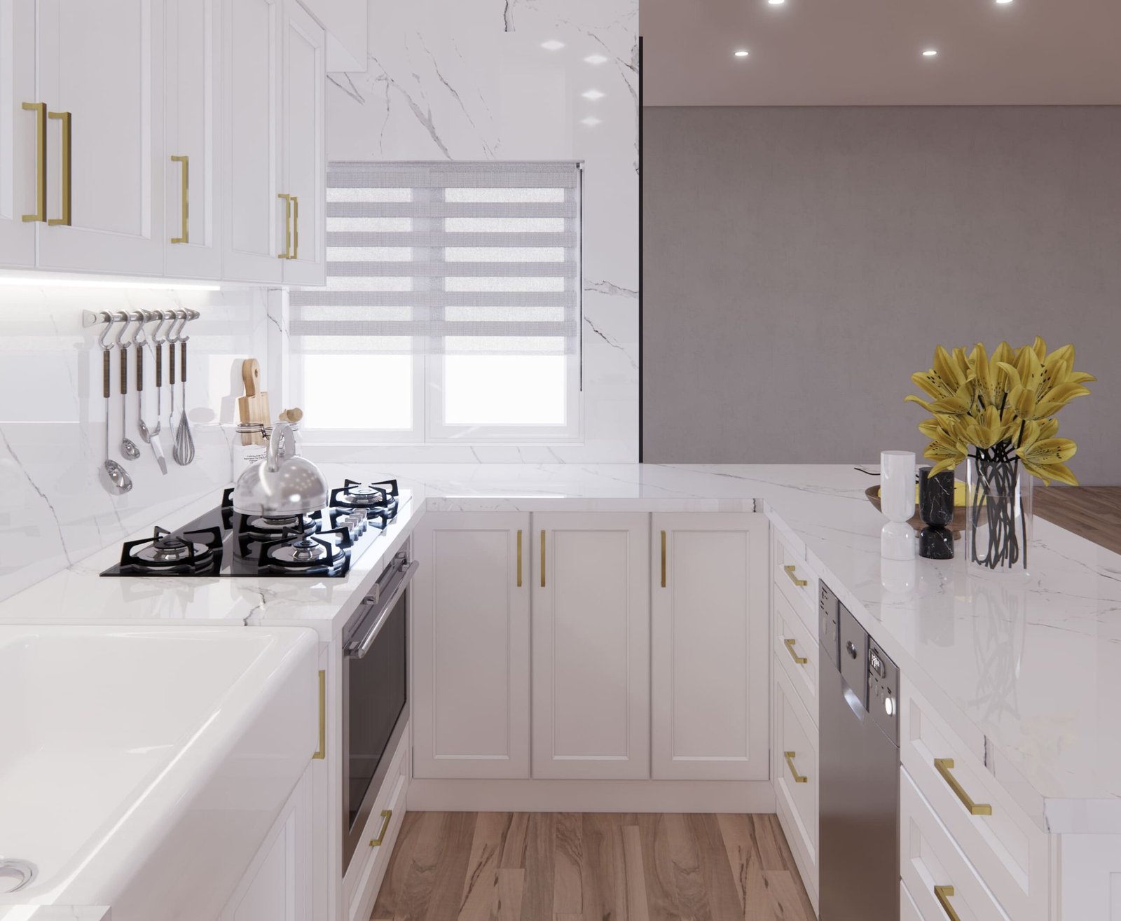 Shaker Kitchen Design Port Melbourne