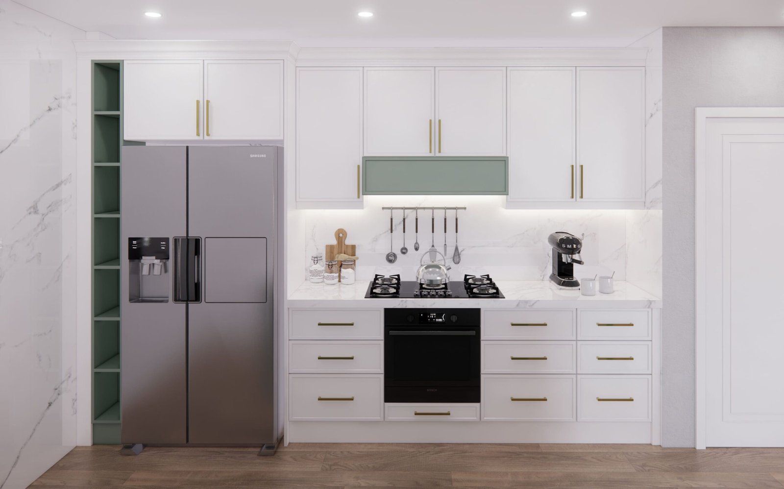 Shaker Kitchen Design South Melbourne