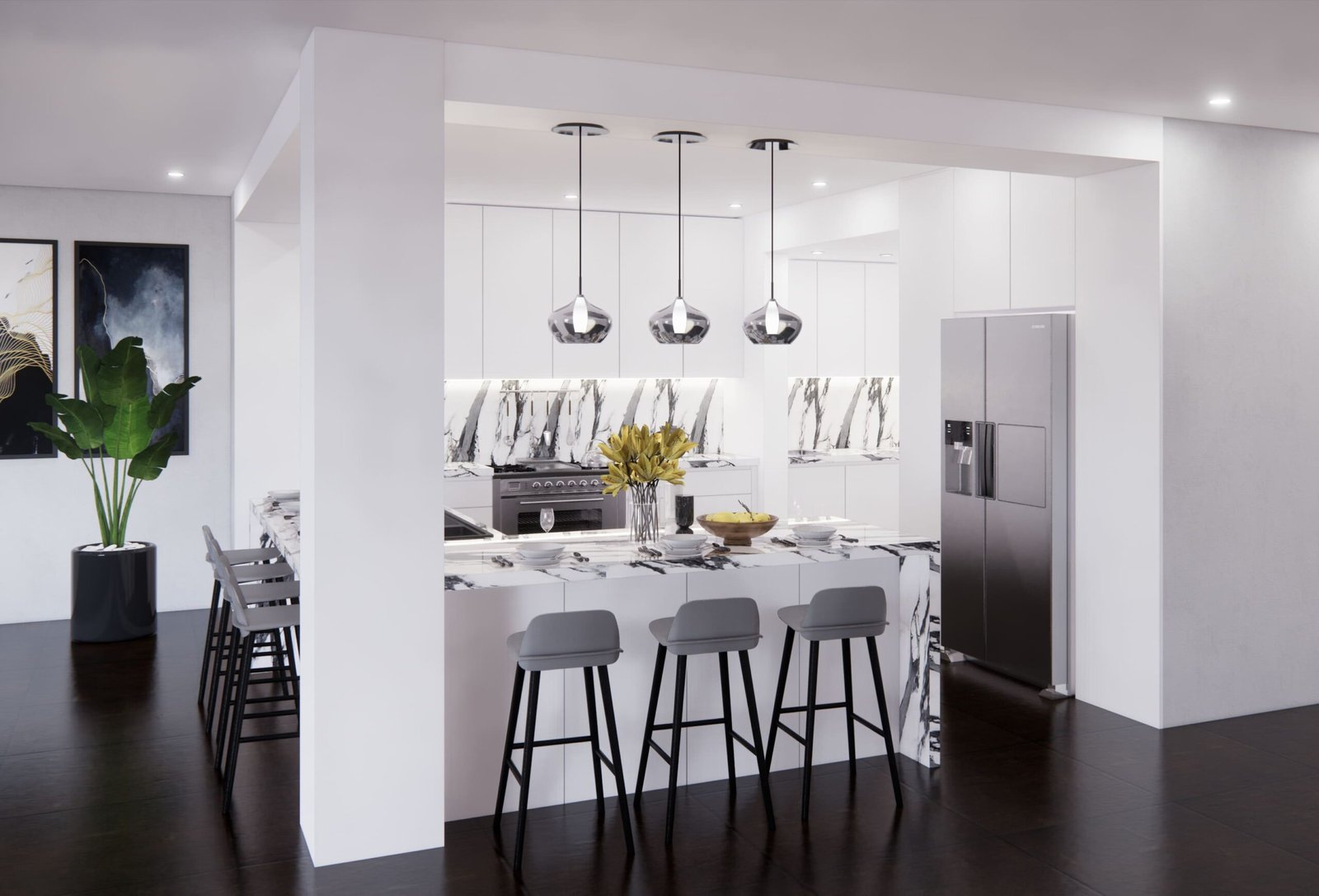 Luxury Kitchen Design in Toorak