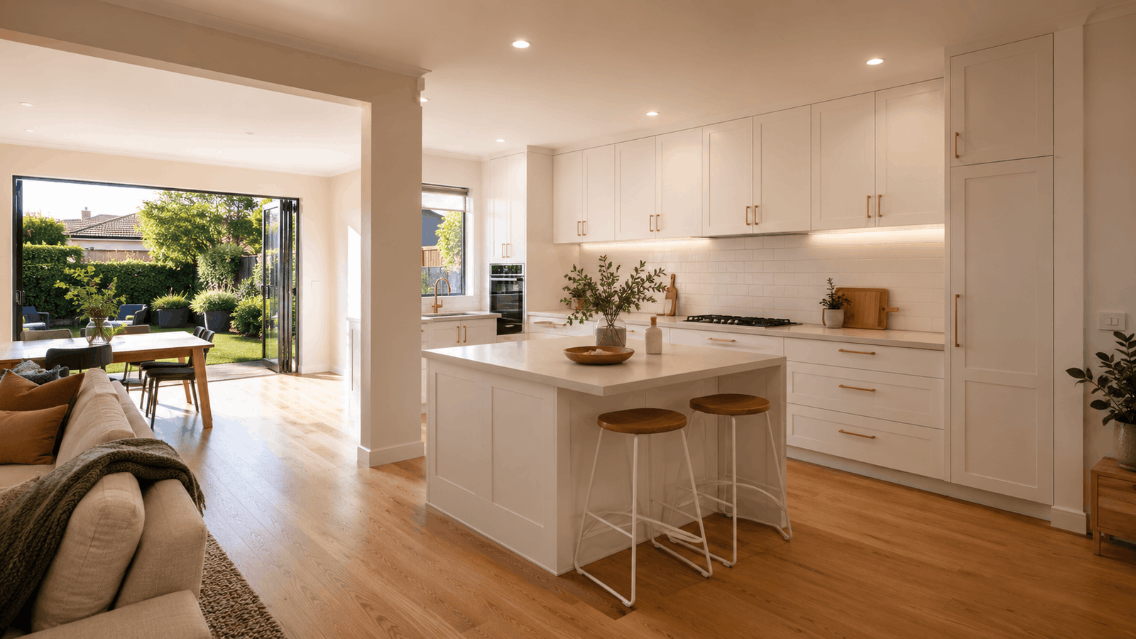 Kitchen renovation Mitcham 2026 — bespoke cabinetry in a post-war home by Silk Touch Joinery