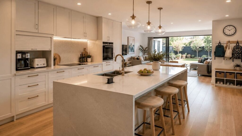 Kitchen renovation Forest Hill 2026 — bespoke family kitchen by Silk Touch Joinery