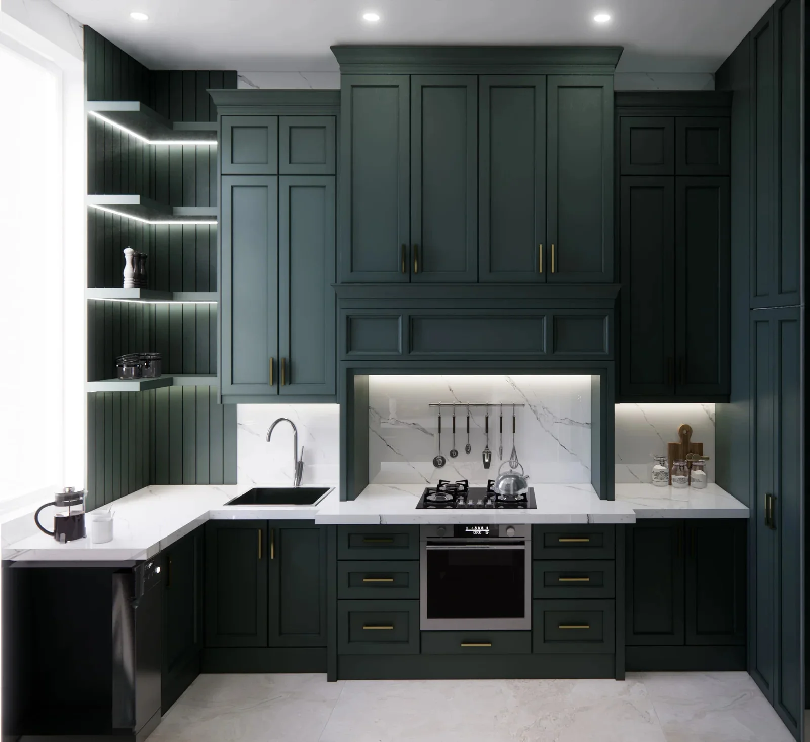 Custom-Built Kitchen Cabinets Near Me
