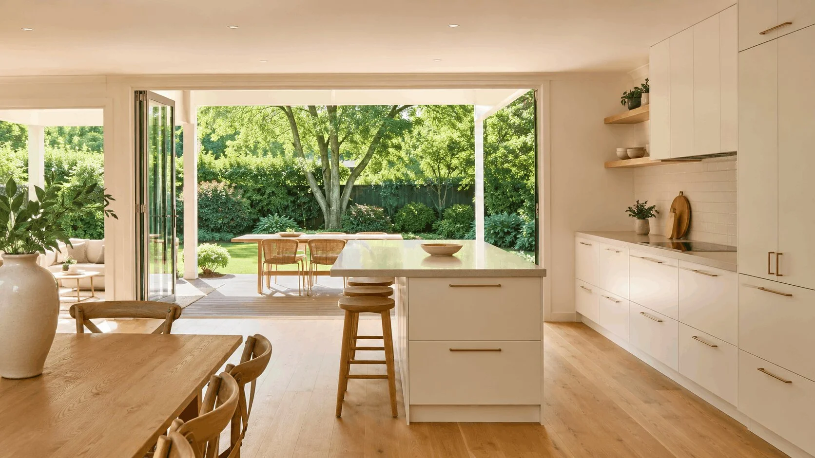 Kitchen renovation Vermont 2026 — bespoke cabinetry in a leafy outer-east Melbourne home by Silk Touch Joinery